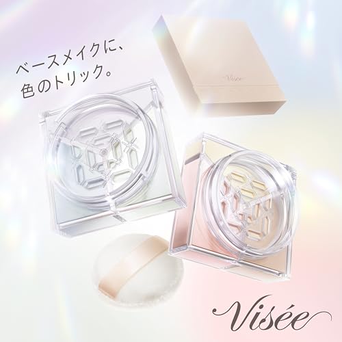 Visee(ヴィセ) ヴィセ トリニタス グロウ パウダー 02 ウォームヴェール フェイスパウダー 血色感 ツヤ肌 皮脂テカリ防止 化粧くずれ防止 毛穴カバー トーンアップ 5.5g
