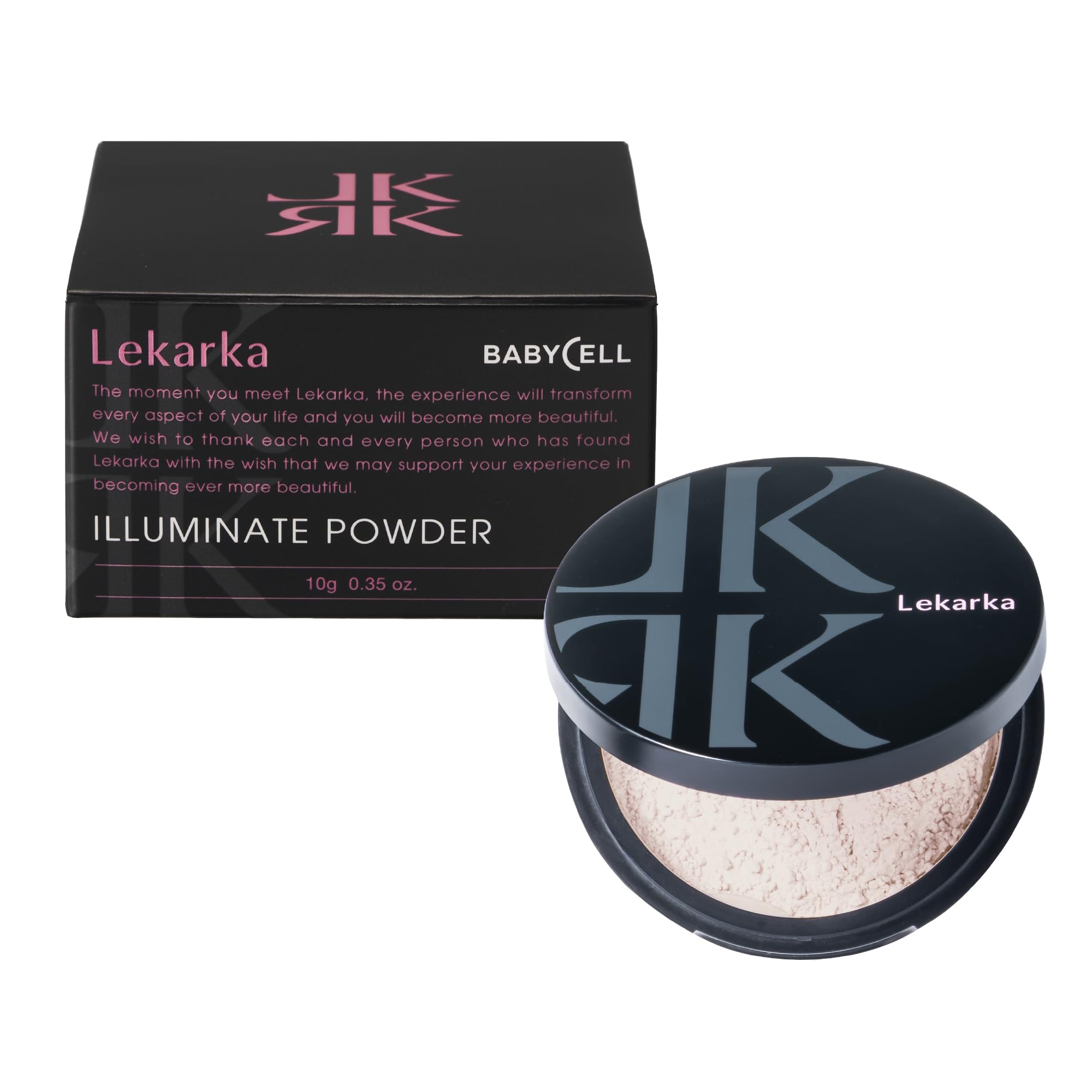 【ブランド公式】 【美容液パウチ付】レカルカ イルミネイトパウダー パール パープル フェイスパウダー ルースパウダー シルキーパール Lekarka 公式 ILLUMINATE POWDER 10g
