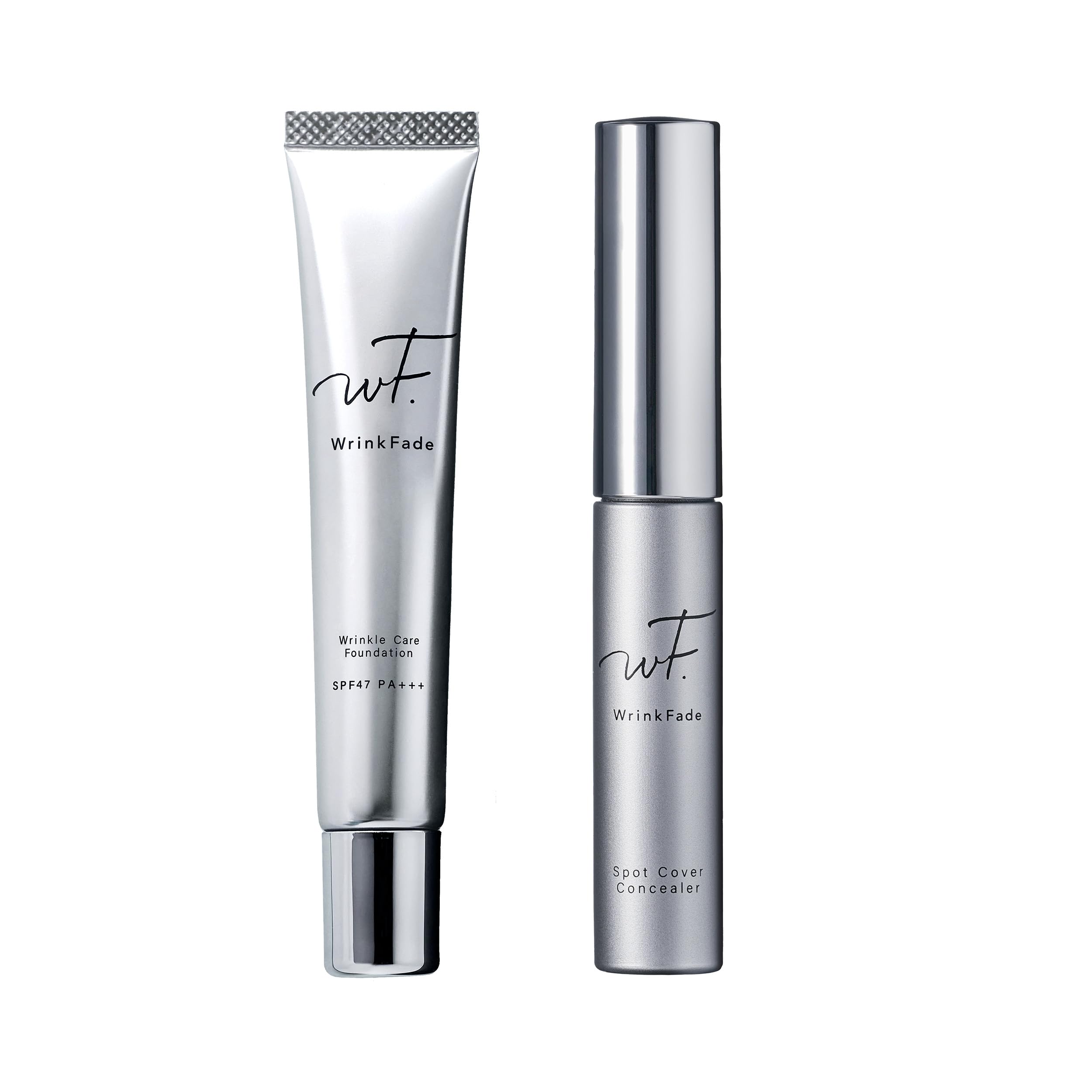 [コンシーラー付き] WrinkFade リンクフェード 薬用リンクルカバーファンデーション 20g クリームファンデーション 化粧下地 下地 毛穴隠し bbクリーム